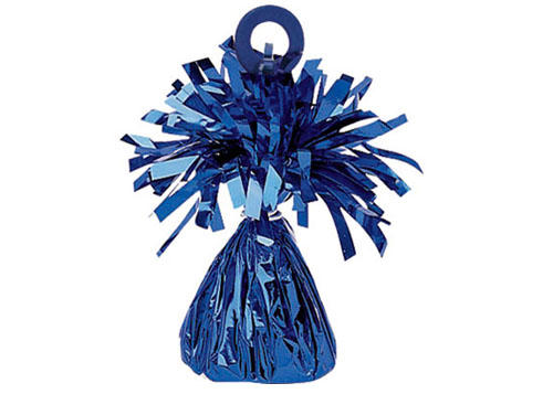 Metallic Royal Blue Foil Balloon Weight (1 Piece)