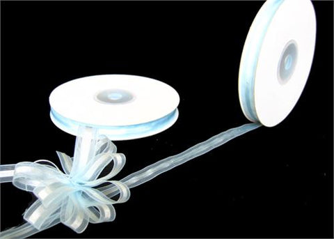 3/8" Blue Pastel Pull Bow Ribbon (25Yard)
