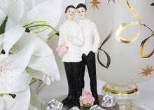  5 Poly Resin Wedding Cake Topper Gay  Couple (1 Pieces)