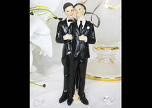  7 Poly Resin Wedding Cake Topper Gay Couple (1 Piece)
