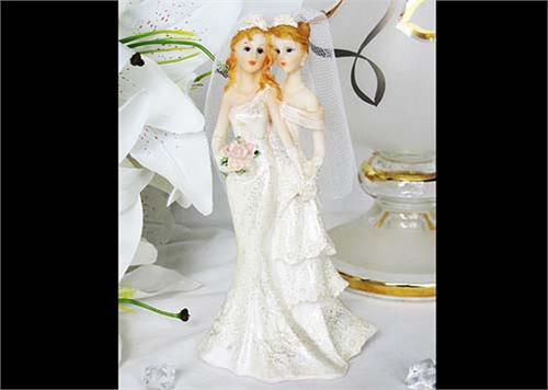 
                  
                    7 Poly Resin Wedding Cake Topper Lesbian Couple (1 Piece)
                  
                