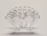 Plastic Baby Feet Favor Box Clear (12 Pieces)