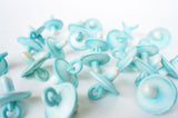 Poly Resin Mini Pacifier Baby Shower Party Favors & Decoration Blue (24 Pieces)
