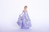 Poly Resin Quinceañera Sweet 16 Figurine Cake Topper Lavender (12 pieces)