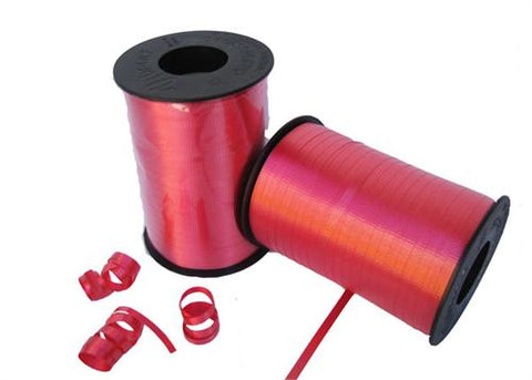 Red Curly Ribbon 5 mm x 500 Yards (1 Roll)