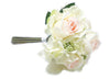 Rose & Hydrangea Silk Flower Wedding Bouquet Cream Blush