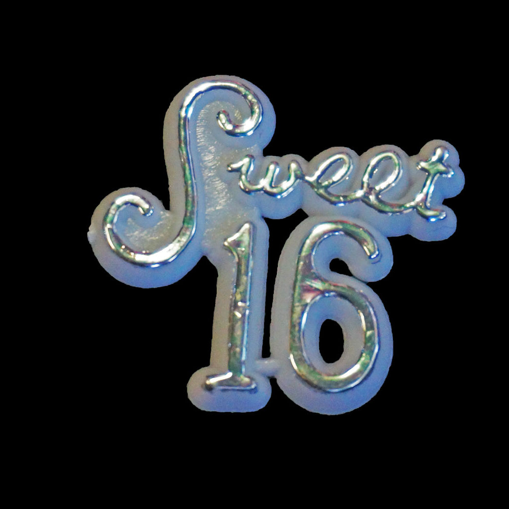 
                  
                    Sweet 16 Silver Plastic Charm Sign (144 Pcs)
                  
                