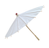 White Paper Umbrella Parasol 16.5"L x 21.5"D (6 Pieces)