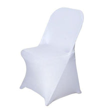  White Spandex Stretch Folding Chair Cover