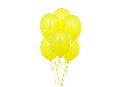 12" Yellow Balloon (72 Pieces)