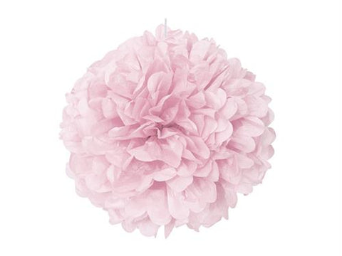 16'' Puff Tissue Paper Balls - Light Pink 1 Piece
