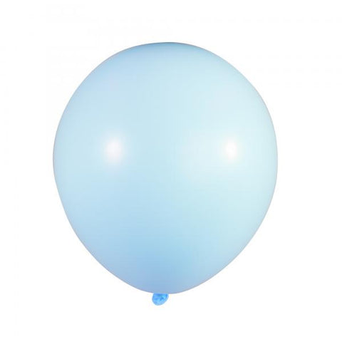 12" Macaron Latex Balloons Blue (72 Pieces)
