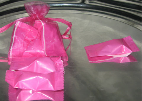 Bright Pink Butter Mints (50 pieces)