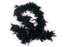  6' Feather Boa Black