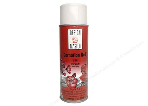 Design Master Carnation Red spray (12 oz)