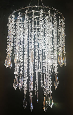 Acrylic Chandelier Centerpiece Clear For Party Decoration