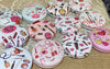 12 PCS Compact Mirror Assorted Design Party Favor for Mis Quince Sweet 16