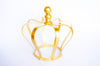 Gold Color Metal Wire Crown Party Decoration Centerpiece (1 Piece)