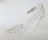 9″x 6" Crystal Studded High Heel Shoe Ornament Decoration Gift Silver