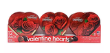 Elmer Chocolate 2 OZ. Heart Shaped Box Roses (12 boxes)