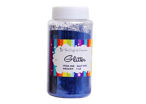 1 LB Blue Glitter Powder