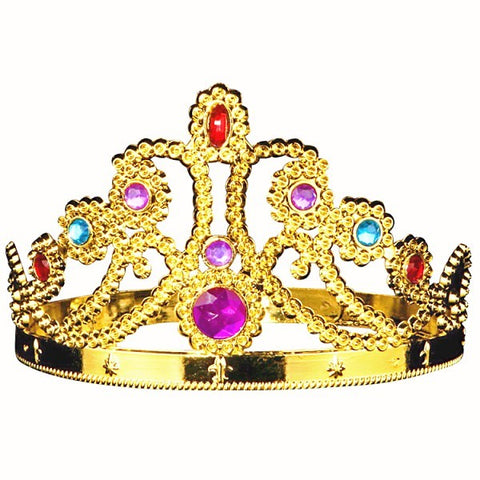 Adjustable Queen Crown Tiara Gold