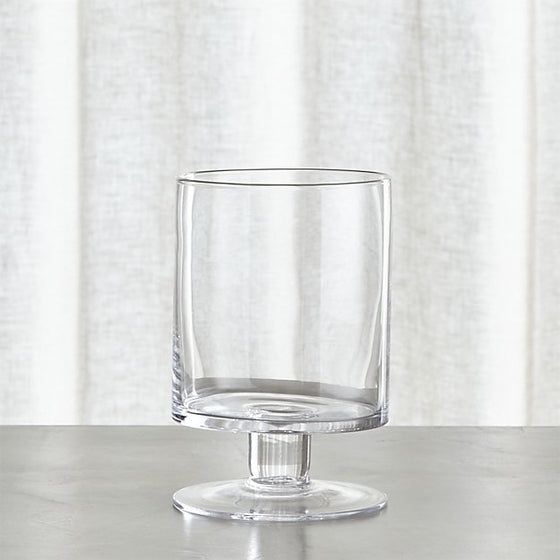 6-5/8 Inch Clear Glass Hurricane Candle Holder