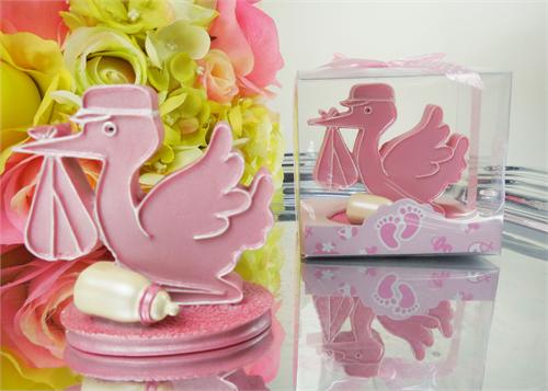 Delivery Stork - Baby Shower Favor Pink 12 pcs