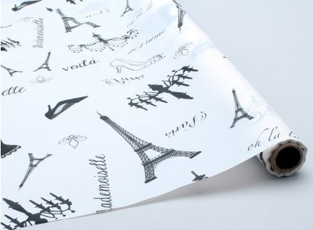 Amscan Day In Paris Plastic Table Cover - Multicolor Paris-Themed Party Tablecloth