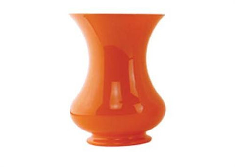 8 1/2" Orange Pedestal Vase (1 Piece)