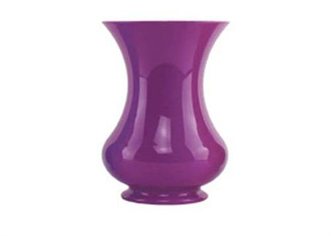 8 1/2" Purple Pedestal Vase (1 Piece)