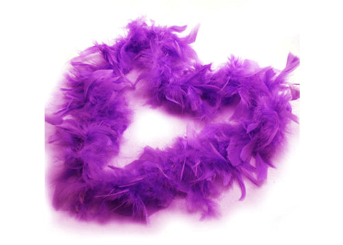 6' Feather Boa Purple 