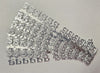 5/8 Inch 15 Quinceanera Silver Plastic Charm (144 Pcs)