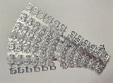 15 Quinceanera Silver Plastic Charm (144 Pcs)