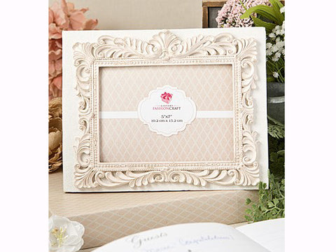Vintage design guest book with a front 5" x 7" photo cover