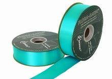  #9 Turquoise Flora Satin Ribbon 1- 7/16" X 100 Yards(1 Roll)