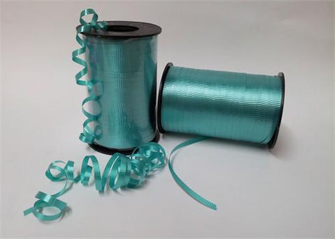 Turquoise Curly Ribbon 5 mm X 500 Yards (1 Roll)