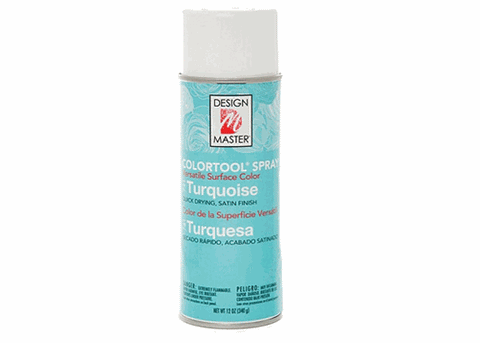 Turquoise Design Master Floral Spray Paint, Flower Moxie