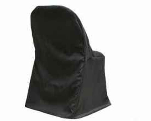  Black Folding Chair Cover-Flat (1 Piece)