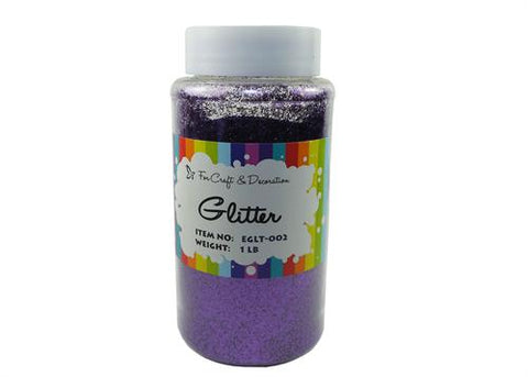 1 LB Purple Glitter Powder